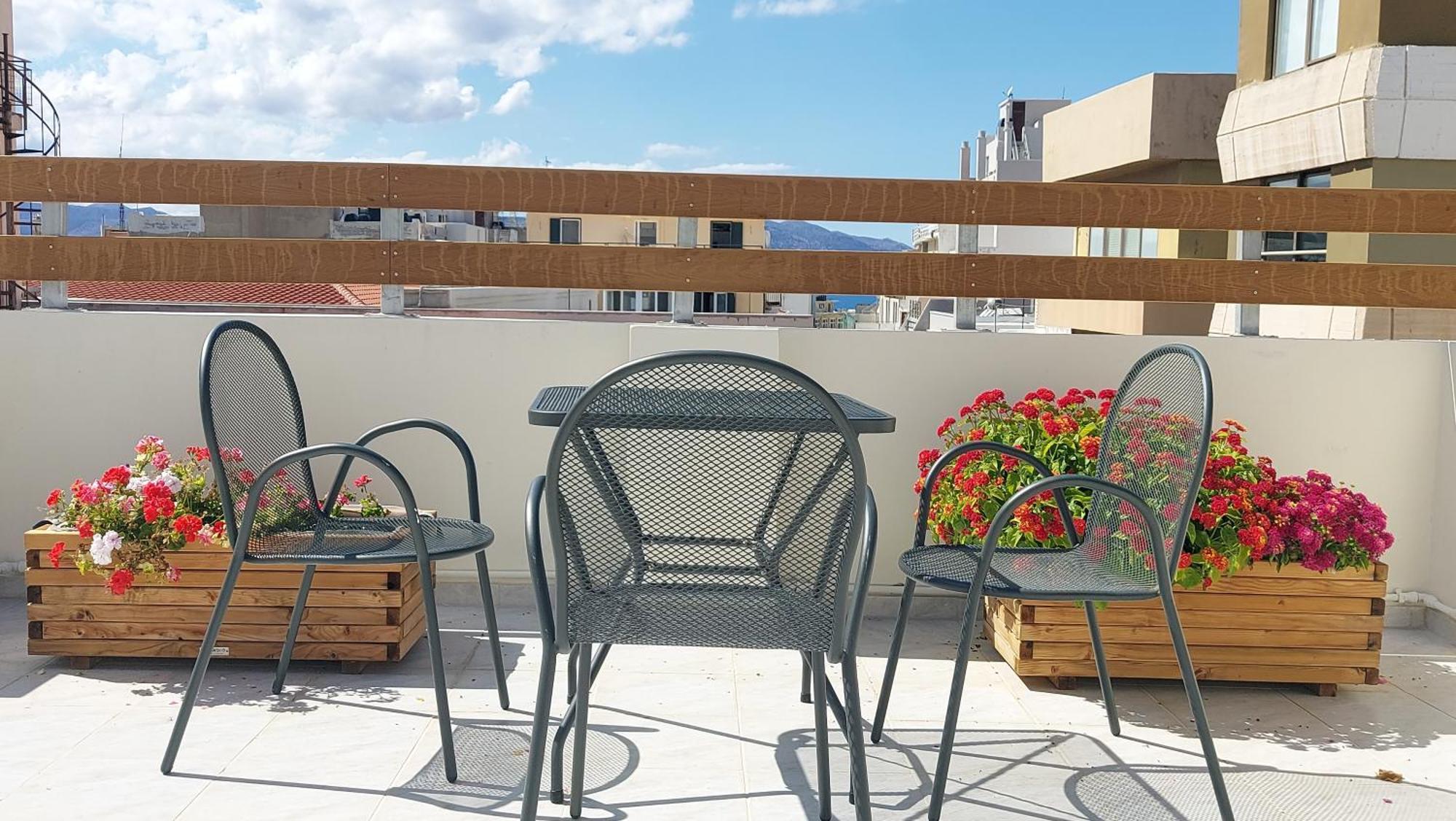 The Blue Apartment In The Heart Of Heraklion Exteriér fotografie